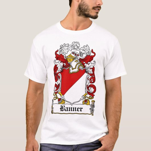 旗の家紋 Tシャツ (正面)