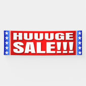 旗の巨大な販売- 2.5' x8 横断幕 (横)