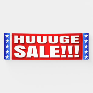 旗の巨大な販売- 2.5' x8 横断幕