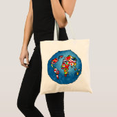 旗の惑星 トートバッグ (正面(商品))