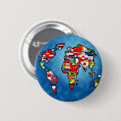 旗の惑星 缶バッジ (正面&裏面)