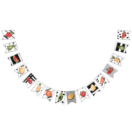 旗の旗| Two-tti Fruttiのフルーツの誕生会 バンティングフラッグ