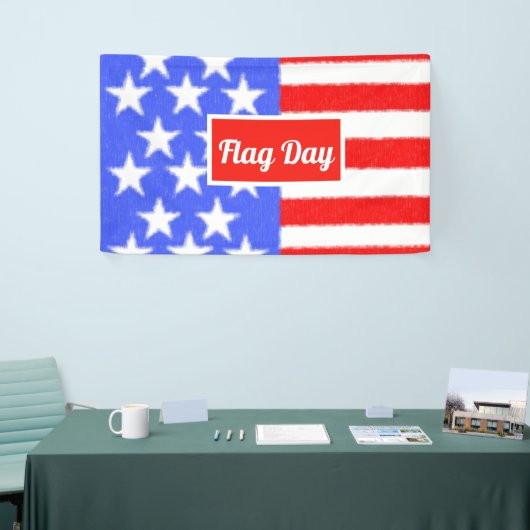 旗の日、パーソナライズされたチョコレート覆われたオレオ 横断幕 (トレードショー)