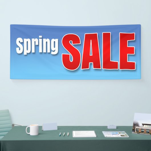 旗の春の販売- 2.5' x6 横断幕 (トレードショー)