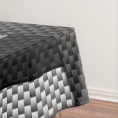 旗の波のプリントの競争のようなカーボン繊維 テーブルクロス (インサイチュ)