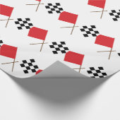 旗の競争 ラッピングペーパー (角)