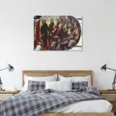 旗の配布， 1880年7月14日 キャンバスプリント (インサイチュ (寝室))