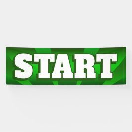 旗の開始- 2.5' x8 横断幕