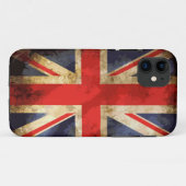旗のIPhoneイギリスの5の場合 Case-Mate iPhoneケース (裏面(横))