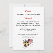 旗をカスタマイズして掲げよう 招待状 (裏面)