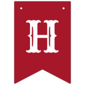 旗をバントする幸せな休日 バンティングフラッグ (第2の旗)