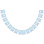 旗をバントする男の子のベビーシャワーのパーティーの足のステップ バンティングフラッグ (全)