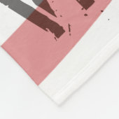 旗を持つカスタマイズ可能な軍隊の退役軍人 フリースブランケット (角)