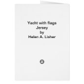 旗を持つヨット (裏面)