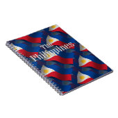 旗を振るフィリピン ノートブック (右側)