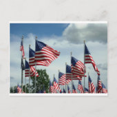 旗を掲げる ポストカード (正面)