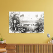 旗を植える キャンバスプリント (インサイチュ (リビング))