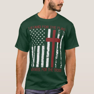 旗を立てて十字架につけ実在る Tシャツ