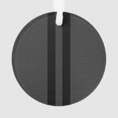 旗を競争させるモダンはカーボン繊維のスタイルで縞で飾ります オーナメント (裏面)