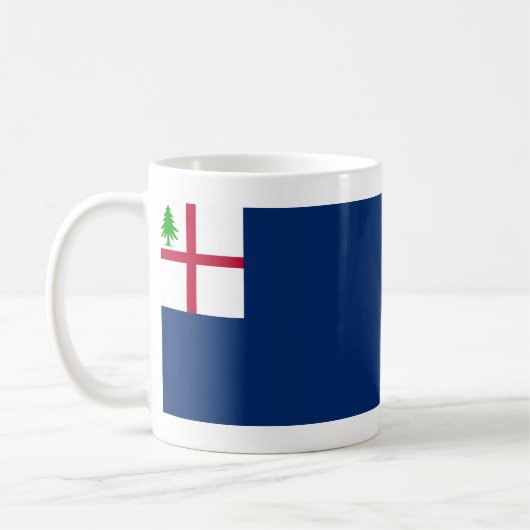 旗アメリカ革命のバンカーヒルの戦い コーヒーマグカップ (左)