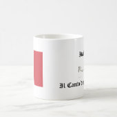 旗イタリアンと国歌の名称を付けたマグカップ コーヒーマグカップ (中央)