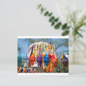 旗カラフル幕 ポストカード (スタンド正面)