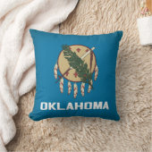 旗クールなオクラホマ州 クッション (ブランケット)