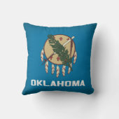旗クールなオクラホマ州 クッション (裏面)