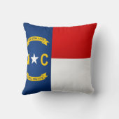 旗クールなノースカロライナ州 クッション (裏面)