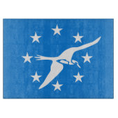 旗コーパスクリスティ付き愛国的な切断ボード カッティングボード (正面)