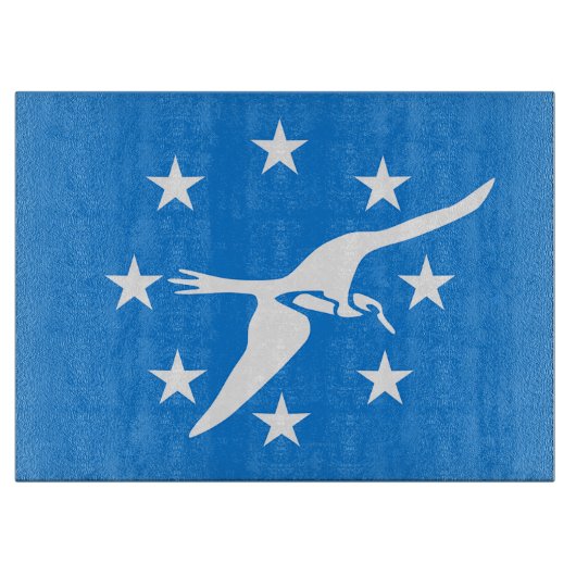 旗コーパスクリスティ付き愛国的な切断ボード カッティングボード (正面)