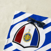 旗フランスのビーチタオル ビーチタオル (インサイチュ)