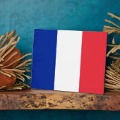 旗フランスの飾 フォトプラーク (側面)