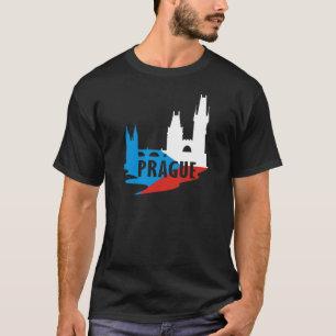 旗プラハ Tシャツ