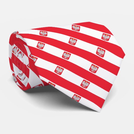 旗ポーランドの紋章付き外衣 ネクタイ (ロール)