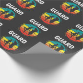 旗マーチングバンドカラーガードガール ラッピングペーパー (角)