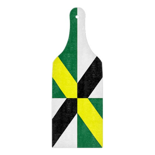 旗モントレー付きガラス製カッティングボードパドル カッティングボード (正面)