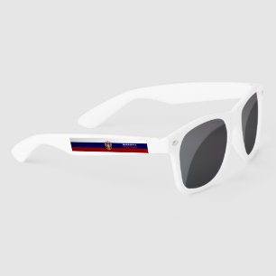 旗ロシアのと紋章 サングラス