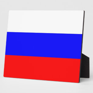 旗ロシアの飾 フォトプラーク