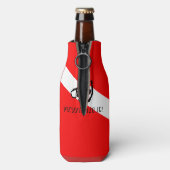 旗付きダイビングマスク ボトルクーラー (ボトル裏面)