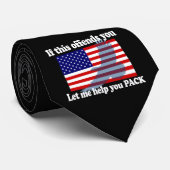 旗及びワシの愛国者-米国の旗 ネクタイ (ロール)