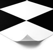 旗市松模様にとレースカー ポスター (角)