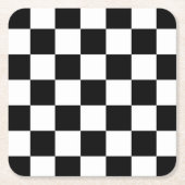 旗市松模様に スクエアペーパーコースター (正面)