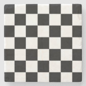 旗市松模様に ストーンコースター (正面)