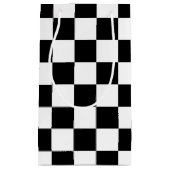 旗市松模様に スモールペーパーバッグ (正面)