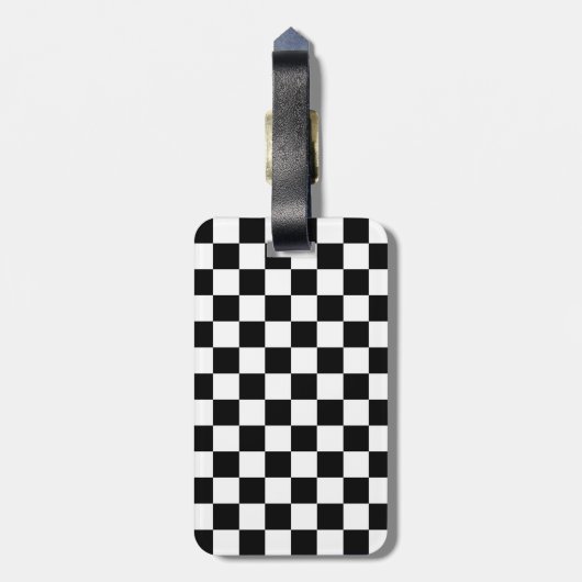 旗市松模様に ラゲッジタグ (裏面縦)