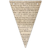 旗布は旗|のヴィンテージの花柄の物語の本に印を付けます バンティングフラッグ (第3の旗)