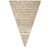 旗布は旗|のヴィンテージの花柄の物語の本に印を付けます バンティングフラッグ (第1の旗)