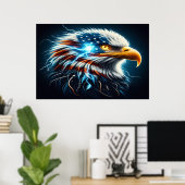 旗手ワシ ポスター (ホームオフィス)