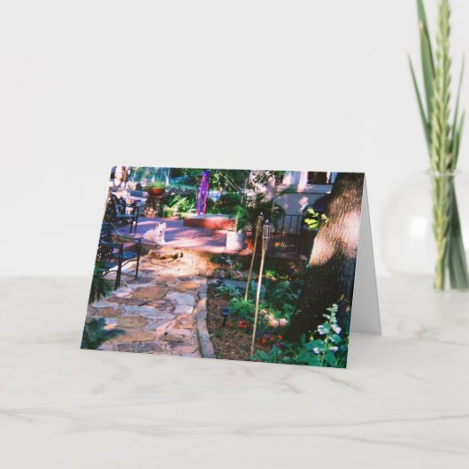 旗石ガーデンパスカード カード (正面)